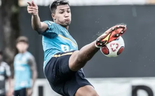 Foto: Ivan Storti/Santos FC – Marcos Leonardo tem cinco gols e duas assistências em 18 jogos pelo Santos em 2022
