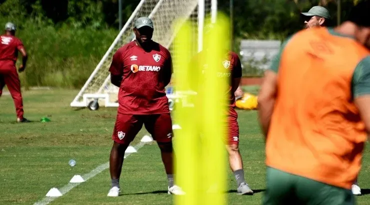 FOTO: MAILSON SANTANA/FLUMINENSE FC/DIVULGAÇÃO - Marcão: auxiliar voltará a comandar o time no final de semana
