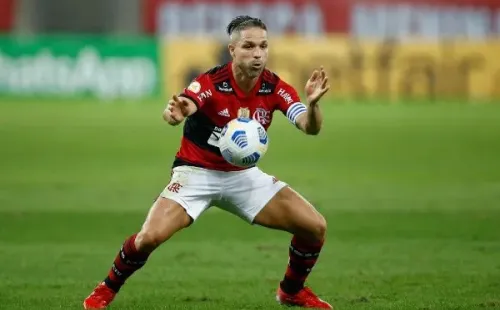 Wagner Meier/Getty Images/ Diego Ribas em campo pelo Flamengo.