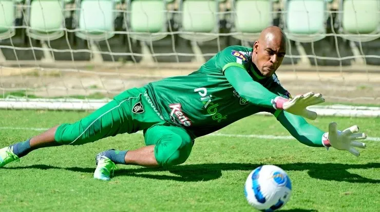 Foto: Mourão Panda / América / Divulgação - O experiente goleiro vive bom momento no rival América-MG