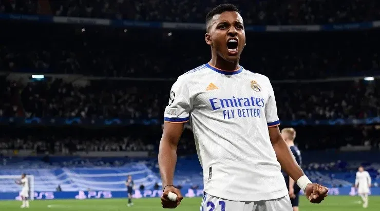 Foto: Jose Breton/Pics Action/NurPhoto via Getty Images/Espanha - Rodrygo: decisivo para o Real Madrid diante do City