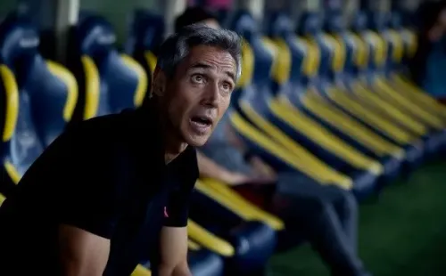 Alexandre Loureiro/Getty Images/ Paulo Sousa no comando do Flamengo.