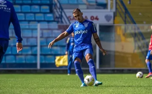 Foto: Leandro Boeira/@AvaiFC – Pottker vive a expectativa de ser titular pela primeira vez