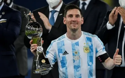 Agif/Thiago Ribeiro – Messi ganha mais um título com a Argentina e empata com outro craque de futebol