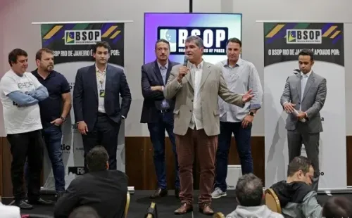 Secretario de Turismo Savio Neves fala sobre a realizacao do evento no Rio de Janeiro (Foto: Luis Bertazini/BSOP)