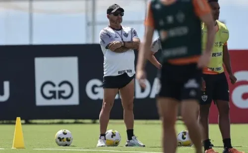 (Foto: Pedro Souza / Atlético) Keno está de volta ao Atlético