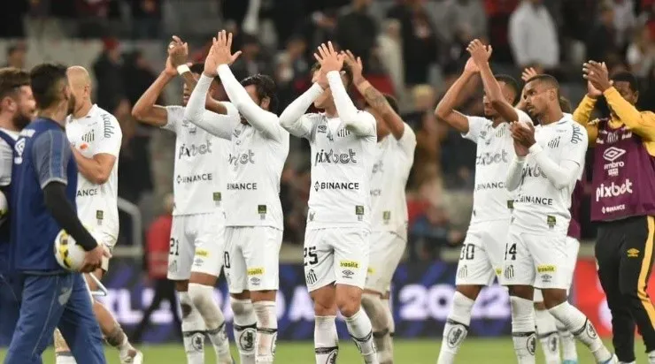 O Santos empatou com o Athletico Paranaense por 2 a 2. Foto: Ivan Storti/ Santos FC