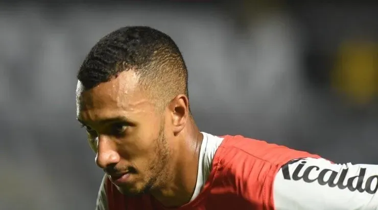 Lucas Braga marcou o único gol do Santos no empate diante do internacional. Foto: Ivan Storti/ Santos FC