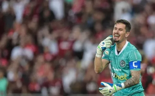 Thiago Ribeiro/AGIF/ Tadeu em campo pelo Goiás.