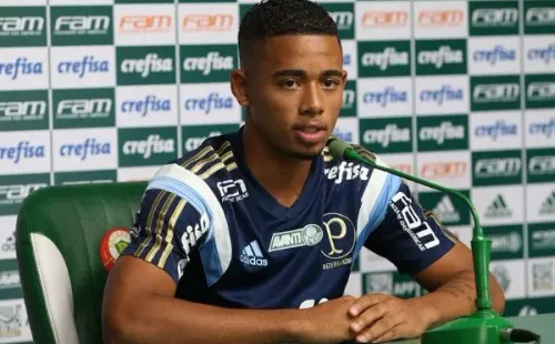 (Foto: Cesar Greco / Palmeiras) Gabriel Jesus irá render bolada ao Palmeiras