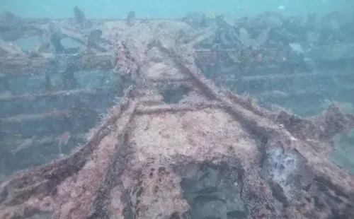 Avião tinha 10 tripulantes. Foto: Reprodução/Centro Cultural Trampolim da Vitória.