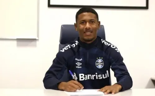 Foto: Lucas Uebel / Grêmio / Divulgação - Lucas Kawan: promessa da base do Tricolor