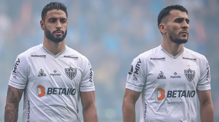 Foto: Pedro Souza / Atlético / Divulgação - O paraguaio voltou a formar dupla com Nathan Silva em 2022