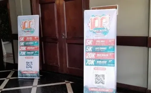 Grade de torneios do Poker da Ilha (Foto: Vicente Lomonaco/Bola Vip Brasil)