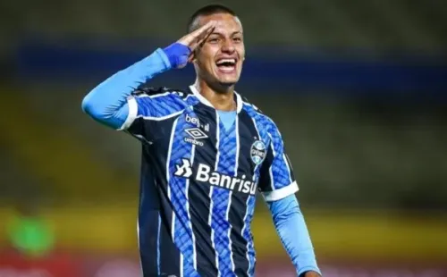 LUCAS UEBEL / GRÊMIO FBPA / CP/ Depois de Diego Churín, Atlético-GO acerta empréstimo de mais um atacante vindo do Grêmio.