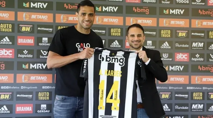 Foto: Bruno Sousa / Atlético / Divulgação - O atacante irá vestir a camisa 14 no Atlético