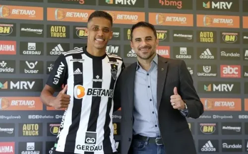 Foto: Bruno Sousa / Atlético – Pedrinho pode ser desfalque do Atlético-MG em quartas da Libertadores diante do Palmeiras