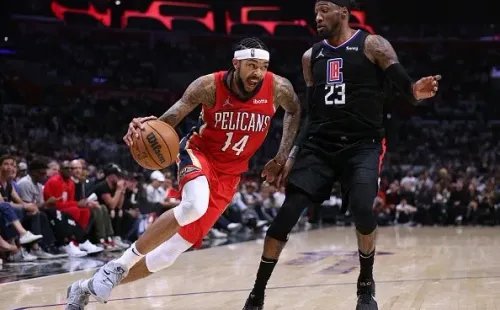 Pelicans e Clippers pelo play-in da última temporada da NBA. Créditos: Getty Images
