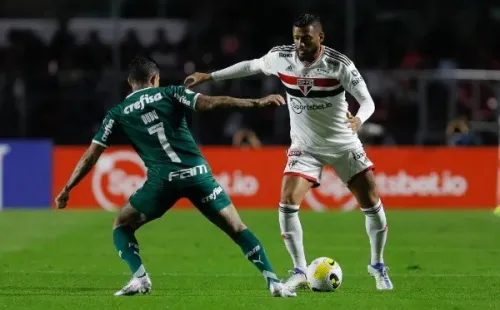 São Paulo e Palmeiras, em campo pelo Brasileirão (Foto: Getty Images)