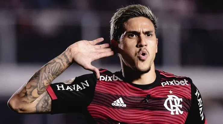 Foto: Ettore Chiereguini/AGIF - Pedro está com moral no Flamengo.