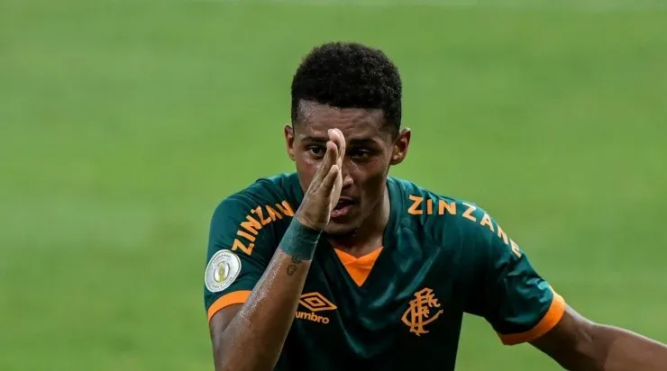 Marcos Paulo, ex-Fluminense, está na mira do Santos. Foto:Thiago Ribeiro/AGIF