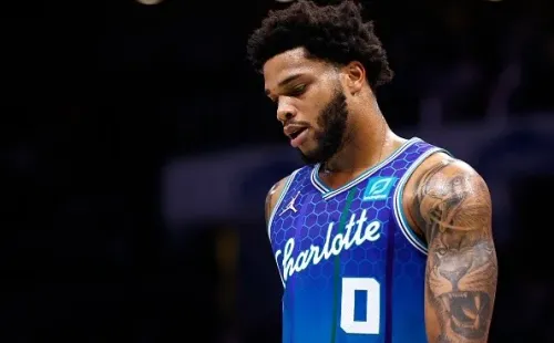 Miles Bridges durante a última temporada da NBA. Créditos: Getty Images