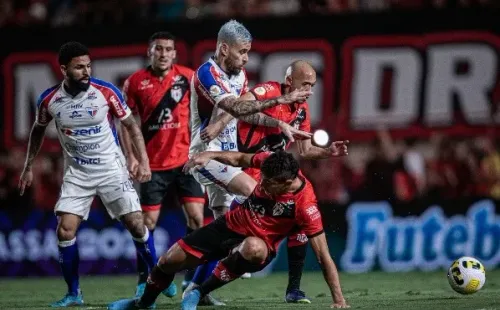 Heber Gomes/AGIF/ Fortaleza em campo no Brasileirão.