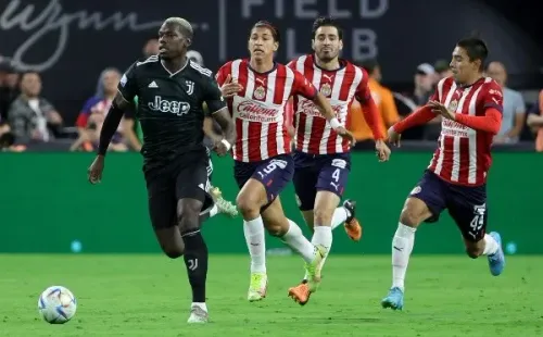 Getty Images/Ethan Miller – Pogba se lesionou pela Juventus