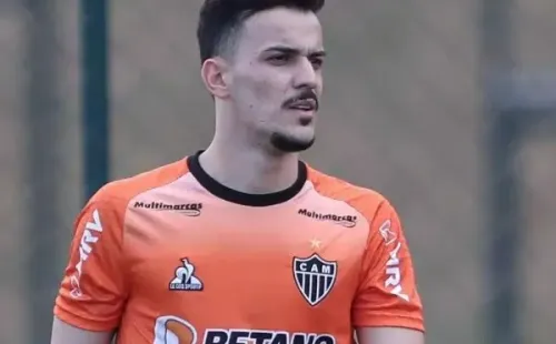 Foto: Pedro Souza/Atlético – Guilherme Castilho não acumula 10 partidas com a camisa do Galo e deve ser vendido ao Cuiabá