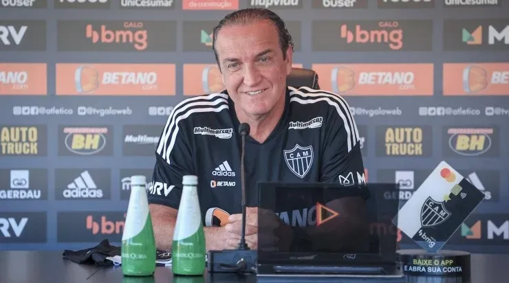 Foto: Pedro Souza / Atlético / Divulgação - Cuca: técnico está de volta ao Galo