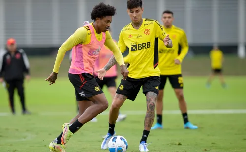 Flickr Oficial do time: Marcelo Cortes/Flickr Oficial Flamengo – Pulgar não deve ser relacionado contra o Corinthians