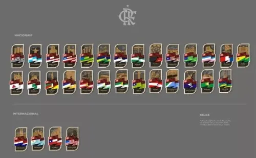 Divulgação/ Flamengo/ Patchs do Flamengo.