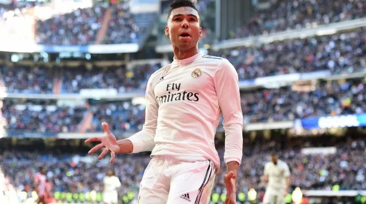 Foto: Denis Doyle/Getty Images/Espanha - Casemiro: volante não pensa em deixar o Real Madrid