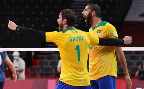 Bruninho contará com retorno de Wallace na seleção. Créditos: Toru Hanai/Getty Images