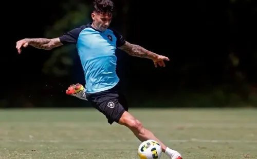 Foto: Vitor Silva/Botafogo – Cuesta está em alta no Botafogo e Inter concordou em prorrogar seu empréstimo