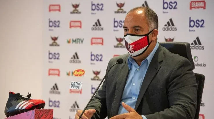 Facincani detonou Marcos Braz após ataques do diretor aos dirigentes do Palmeiras. Foto: Alexandre Vidal/ Flamengo