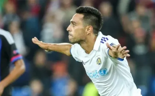 xxx during the UEFA Champions League qualifying round play off first leg match between FC Basel and Maccabi Tel Aviv at St. Jakob-Park on August 19, 2015 in Basel, Switzerland.-Not Released (NR)
