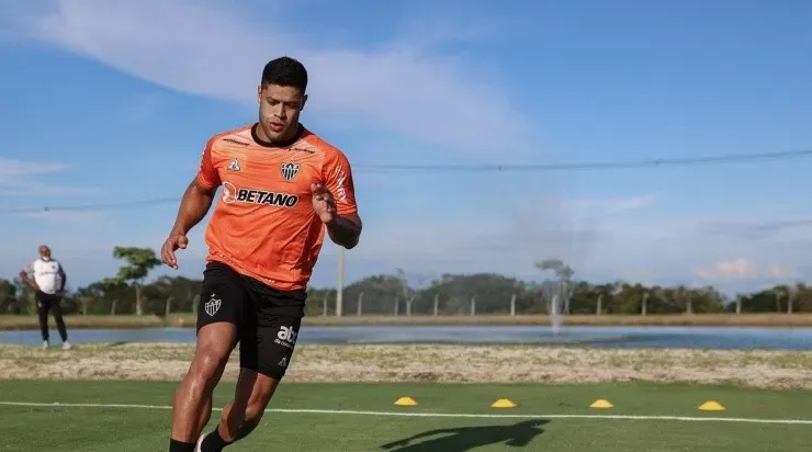 Hulk garante que está totalmente focado no Atlético Mineiro. Foto: Pedro Souza/ Atlético Mineiro