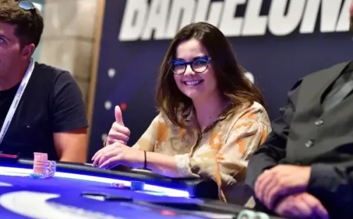 Lali Tournier é a esposa de Rafael Moraes (Foto: Tomas Stacha/PokerStars)