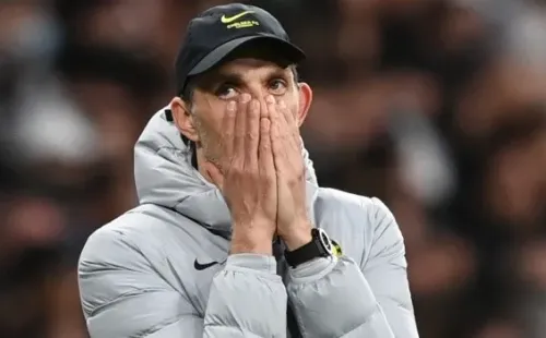 Foto: Getty Images – Tuchel não está contente com fase do Chelsea