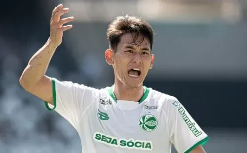 RJ - Rio de Janeiro - 01/05/2022 - BRASILEIRO A 2022, BOTAFOGO X JUVENTUDE - Chico jogador do Juventude durante partida contra o Botafogo no estadio Engenhao pelo campeonato Brasileiro A 2022. Foto: Jorge Rodrigues/AGIF