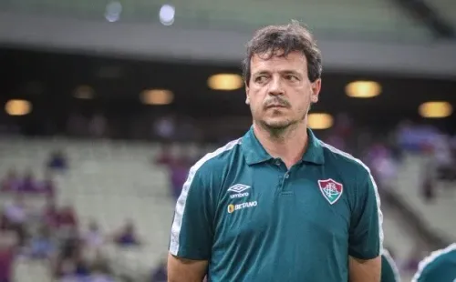 Lucas Emanuel/AGIF/ Fernando Diniz no Fluminense.