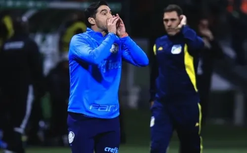 Agif/Ettore Chiereguini – Abel explica cautela de Palmeiras com Endrick