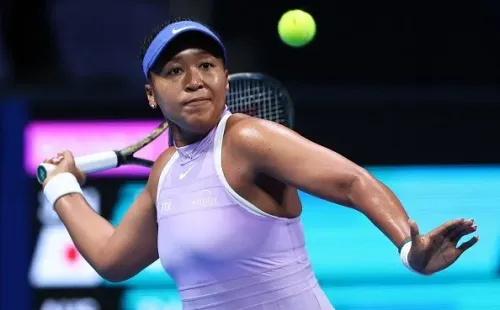 Osaka quase não jogou na estreia. Créditos: Kiyoshi Ota/Getty Images