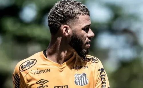 Foto: Ivan Storti/Santos FC – Nathan pode ganhar espaço no Peixe com duas saídas