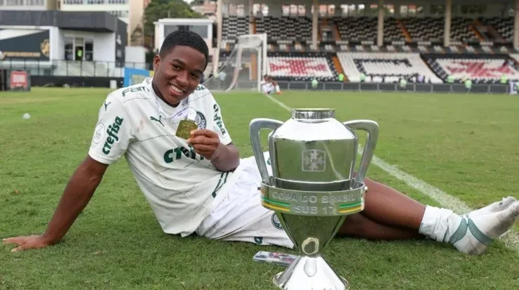 Foto: Fabio Menotti/SEP - Endrick segue brilhando na base.