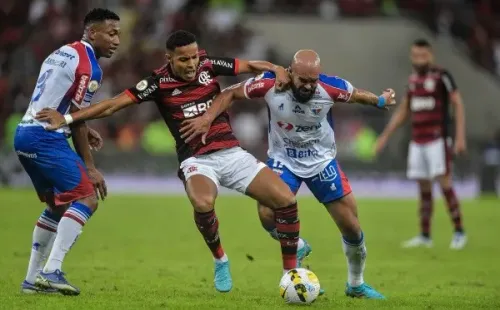 Foto: Thiago Ribeiro/AGIF | O Flamengo venceu três dos ultimos cinco confrontos entre as equipes, porém perdeu o último duelo
