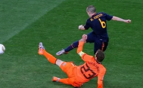 Foto: Michael Steele/Getty Images - Iniesta fez o gol que deu o único título Mundial para a Espanha, em 2010