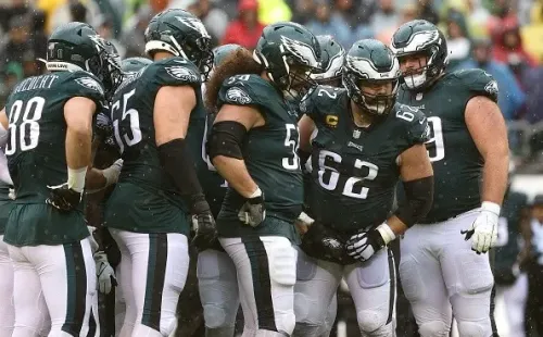 Eagles é o único invicto na temporada com quatro vitórias. Créditos: Tim Nwachukwu/Getty Images