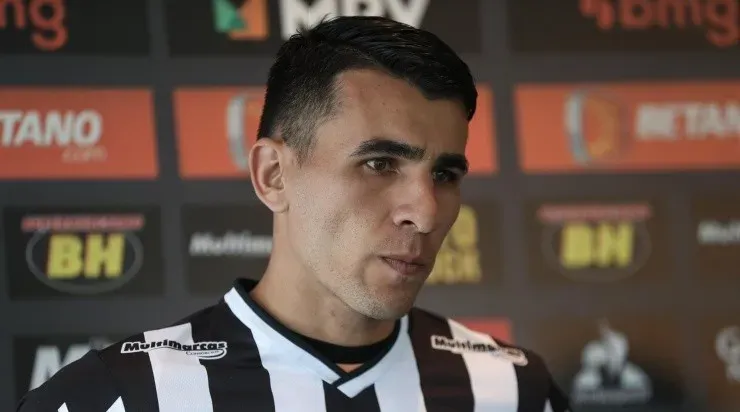 Júnior Alonso etá em baixa com a torcida do Atlético Mineiro. Foto: Pedro Sousa/ Atlético Mineiro